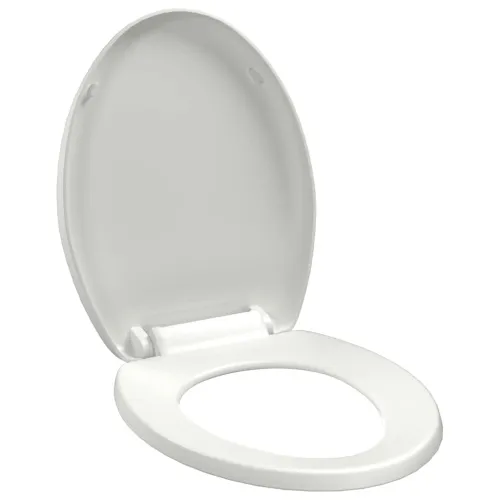 Daska za wc - Toaletna daska s mekim zatvaranjem i brzim otpuštanjem bijela - Bijela 45.5 x 37.5 cm 1 Bijela Cijena