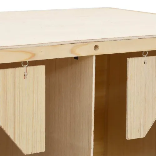 Gnijezdo za nesilice s 3 odjeljka 72x33x38 cm masivna borovina - 72 x 33 x 38 cm Cijena