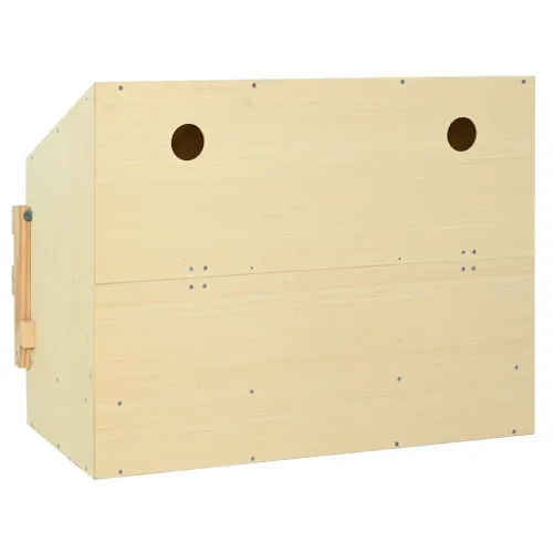 Gnijezdo za kokoši s 3 odjeljka 93x40x65 cm masivna borovina - 93 x 40 x 65 cm Cijena