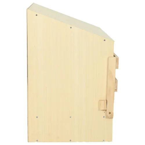 Gnijezdo za kokoši s 3 odjeljka 93x40x65 cm masivna borovina - 93 x 40 x 65 cm Cijena