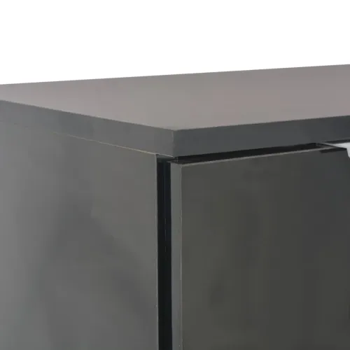 Komoda visoki sjaj crna 107x35x80,5 cm - Crna 1 Cijena