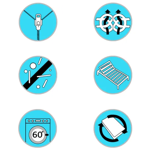 Nadmadrac 140 x 200 cm od visco memorijske pjene 6 cm - 140 x 200 cm Cijena