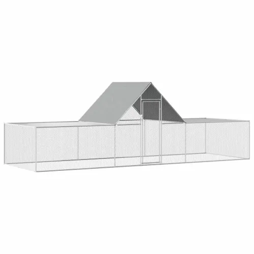 Kokošinjac od pocinčanog čelika 6 x 2 x 2 m - 6 x 2 x 2 m Cijena