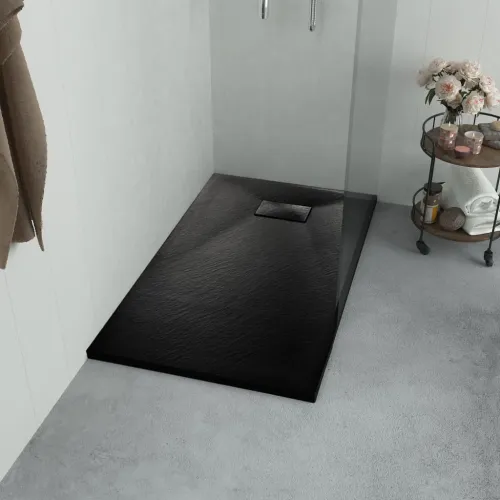 Kada za tuš SMC crna 90 x 80 cm - Crna 90 x 80 cm Cijena