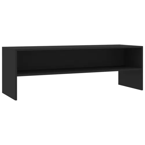 TV ormarić crni 120 x 40 x 40 cm konstruirano drvo - Crna 1 Cijena