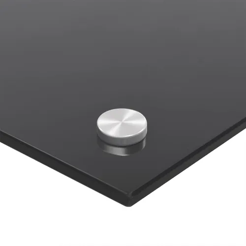 Kuhinjska zaštita od prskanja crna 70 x 50 cm kaljeno staklo - Crna 70 x 50 x 0.6 cm 1 Cijena