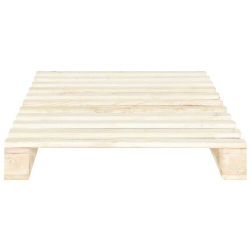 Okvir za krevet od paleta od masivne borovine 90 x 200 cm - Boja drva 90 x 200 cm Boja drva 90 x 200 cm Cijena