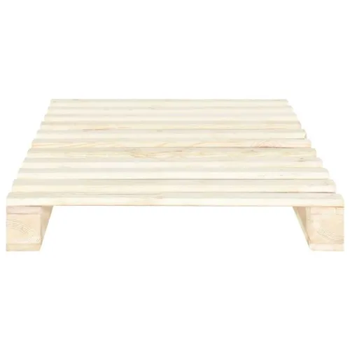 Okvir za krevet od paleta od masivne borovine 90 x 200 cm - Boja drva 90 x 200 cm Cijena