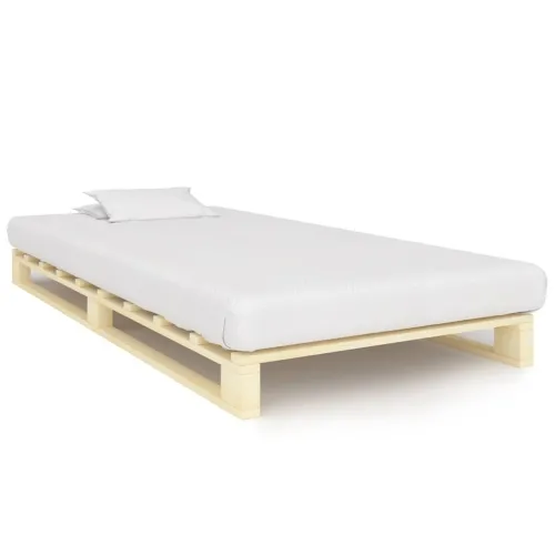 Okvir za krevet od paleta od masivne borovine 90 x 200 cm - Boja drva 90 x 200 cm Cijena
