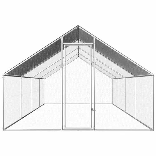 Vanjski kavez za kokoši od pocinčanog čelika 2,75 x 8 x 1,92 m &nbsp; - 2.75 x 8 x 1.92 m 2.75 x 8 x 1.92 m Cijena