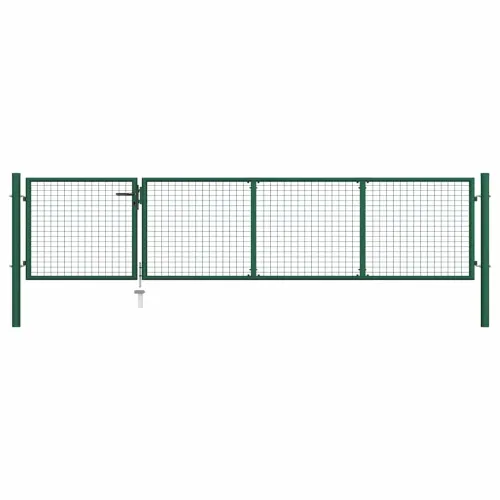 Dvorišna vrata - Vrtna vrata Čelik 350x75 cm Zelena - Zelena 350 x 75 cm Cijena