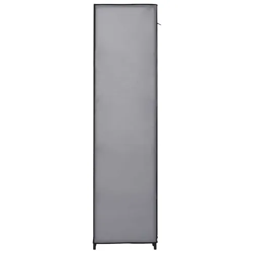 Ormar od tkanine s odjeljcima i šipkama sivi 150 x 45 x 176 cm - Siva 1 1 Cijena