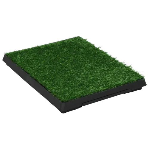 Toalet za ljubimce s pladnjem i travom zeleni 63 x 50 x 7 cm - 63 x 50 x 7 cm 1 Cijena