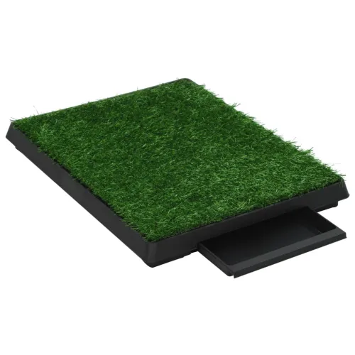 Toaleti za ljubimce s pladnjem i travom 2 kom zeleni 63x50x7 cm - 63 x 50 x 7 cm (2 kom) Cijena