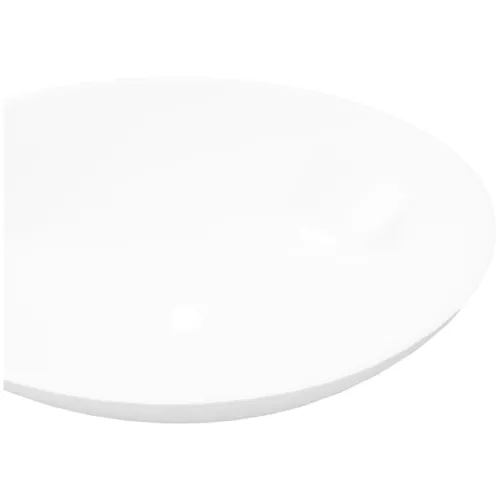 Luksuzni keramički ovalni Lavabo - Umivaonik bijeli 40 x 33 cm - Bijela Cijena