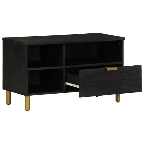 TV ormarić crni 80x33x46 cm od konstruiranog drva Cijena