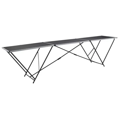 Sklopivi stol za lijepljenje od MDF-a i aluminija 300 x 60 x 78 cm - 1 300 cm Cijena