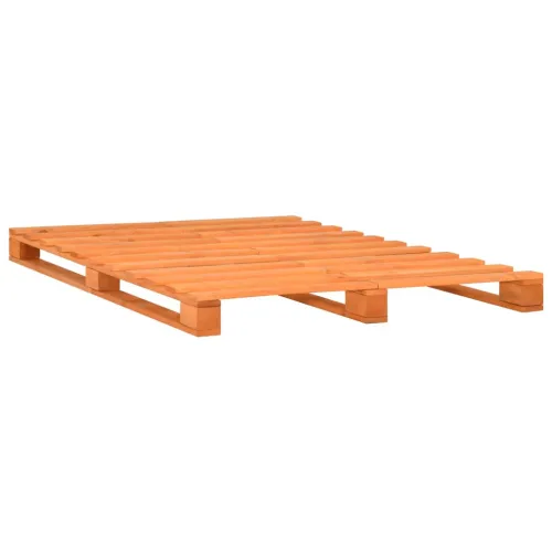 Okvir za krevet od paleta od masivne borovine smeđi 200x200 cm - Smeđa 200 x 200 cm Cijena