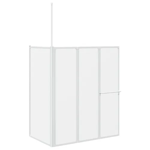 Zaslon za tuš-kadu L-oblika 70 x 120 x 137 cm 4 panela sklopivi  Cijena
