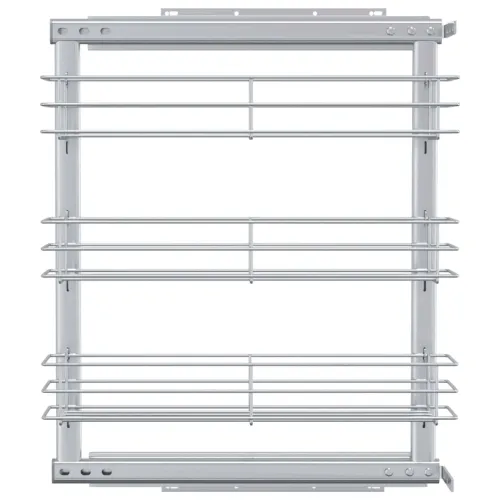 Kuhinjska izvlačna žičana košara srebrna 47 x 15,5 x 55,5 cm - 47 x 15.5 x 55.5 cm Cijena