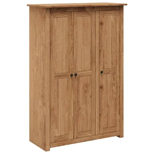 Ormar od borovine s 3 vrata 118x50x171,5 cm asortiman Panama - Smeđa 118 x 50 x 171.5 cm 1 1 Cijena