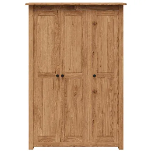 Ormar od borovine s 3 vrata 118x50x171,5 cm asortiman Panama - Smeđa 118 x 50 x 171.5 cm 1 1 Cijena