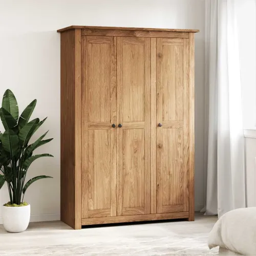 Ormar od borovine s 3 vrata 118x50x171,5 cm asortiman Panama - Smeđa 118 x 50 x 171.5 cm 1 1 Cijena