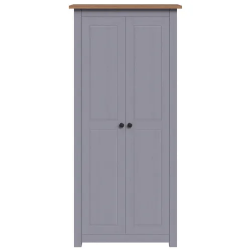Ormar od masivne borovine sivi 80x50x171,5 cm asortiman Panama - Siva 80 x 50 x 171.5 cm 1 1 Cijena
