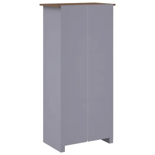 Ormar od masivne borovine sivi 80x50x171,5 cm asortiman Panama - Siva 80 x 50 x 171.5 cm 1 1 Cijena