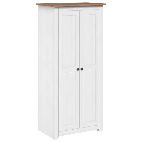 Ormar bijeli 80x50x171,5 cm masivna borovina asortiman Panama - Bijela 80 x 50 x 171.5 cm 1 1 Cijena