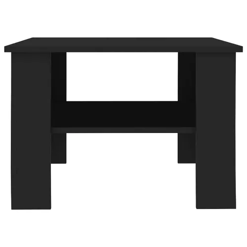 Stolić za kavu crni 60 x 60 x 42 cm od konstruiranog drva - Crna Cijena