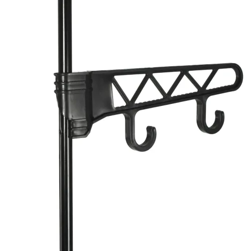 Stalak za odjeću čelik i netkana tkanina 55x28,5x175 cm crni Cijena