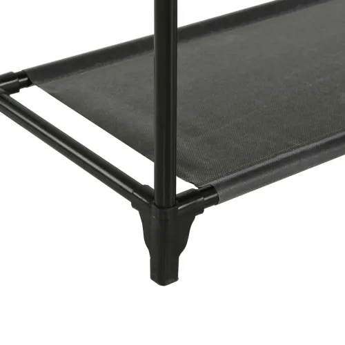Stalak za odjeću čelik i netkana tkanina 55x28,5x175 cm crni Cijena