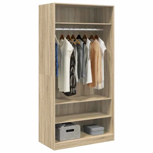 Ormar boja hrasta sonome 100 x 50 x 200 cm konstruirano drvo - sonoma hrast 100 x 50 x 200 cm 1 1 Cijena