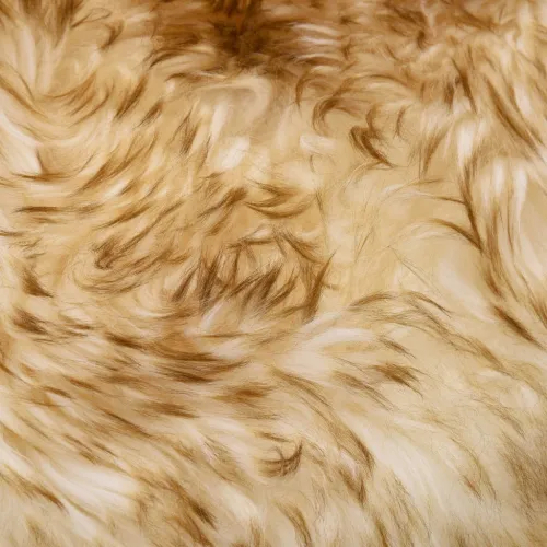 Tepih od ovčje kože 60 x 180 cm smeđi prošarani - Prošarana smeđa 60 x 180 cm Cijena