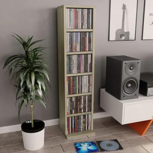 CD stalak – Ormarić za CD-ove boja hrasta 21x20x88 cm od konstruiranog drva - sonoma hrast 1 Sonoma hrast Cijena
