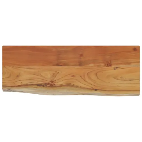Zidna polica 70x30x2,5 cm pravokutna bagremovo drvo živi rub - Prirodna 70 x 30 x 2.5 cm 1 Masivno bagremovo drvo Cijena