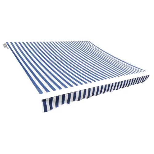 Platno za tendu - Zamjenska tkanina za tendu plava i bijela 380x295 cm poliester - Plava i bijela 380 x 295 cm 1 Cijena