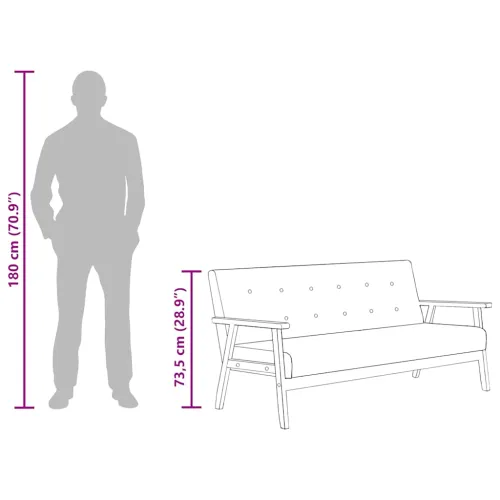2-dijelni set sofa od umjetne kože crni - Crna dvosjed + trosjed Cijena