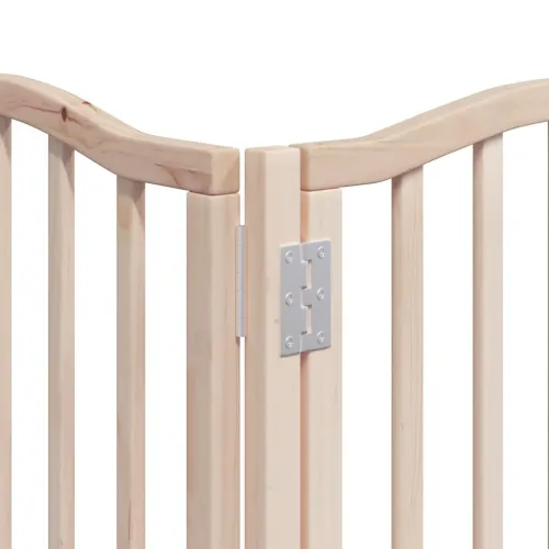 Vrata za pse s vratašcima 12 panela sklopiva 600 cm drvo topole - Prirodna 50 x 60 x 2 cm 12 Cijena