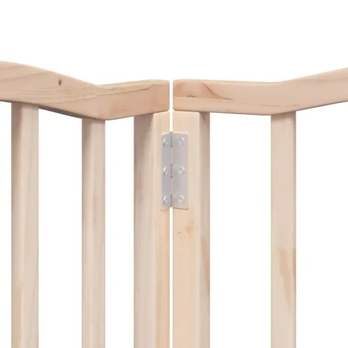 Vrata za pse s vratašcima 12 panela sklopiva 600 cm drvo topole - Prirodna 50 x 60 x 2 cm 12 Cijena