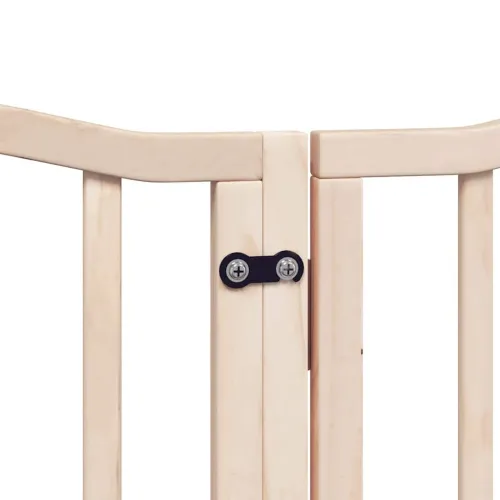 Vrata za pse s vratašcima 15 panela sklopiva 750 cm drvo topole - Prirodna 50 x 90 x 2 cm 15 Cijena