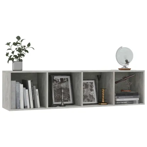 Ormarić za knjige/TV siva boja betona 143 x 30 x 36 cm - Beton siva Cijena