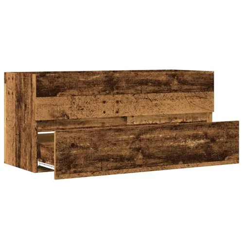 Ormarić za Lavabo - Umivaonik boja drva 100x38,5x45 cm konstruirano drvo - Staro drvo 100 x 38.5 x 45 cm Cijena