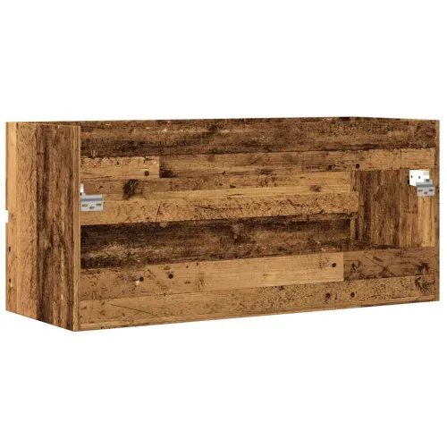 Ormarić za Lavabo - Umivaonik boja drva 100x38,5x45 cm konstruirano drvo - Staro drvo 100 x 38.5 x 45 cm Cijena