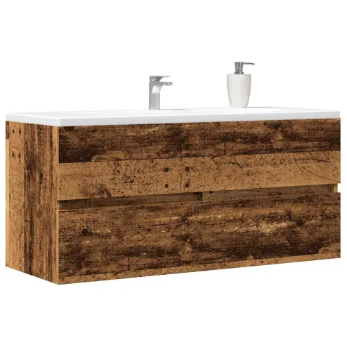 Ormarić za Lavabo - Umivaonik boja drva 100x38,5x45 cm konstruirano drvo - Staro drvo 100 x 38.5 x 45 cm Cijena