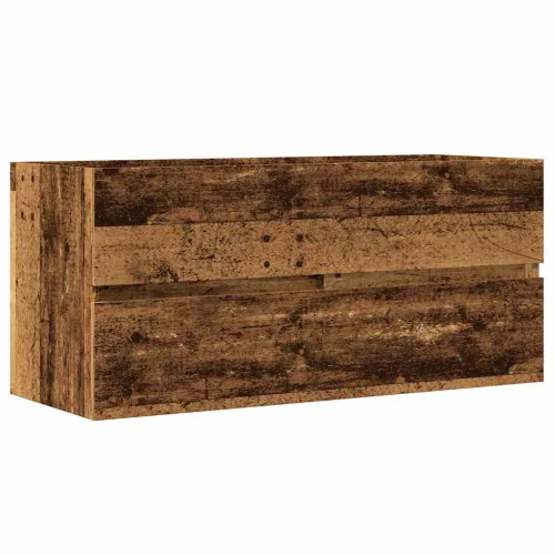 Ormarić za Lavabo - Umivaonik boja drva 100x38,5x45 cm konstruirano drvo - Staro drvo 100 x 38.5 x 45 cm Cijena