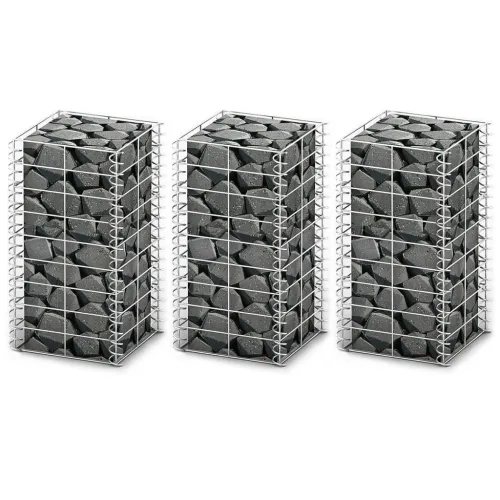 Gabion ograde - Gabioni 3 kom od pocinčane žice 25 x 25 x 50 cm  - 25 x 25 x 50 cm 3 25 x 25 x 50 cm Cijena