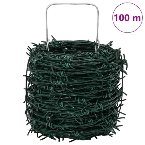 Bodljikava žica u roli zelena 100 m Cijena