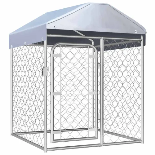 Vanjski kavez za pse s krovom 100 x 100 x 125 cm - 100 x 100 x 125 cm 1 Cijena